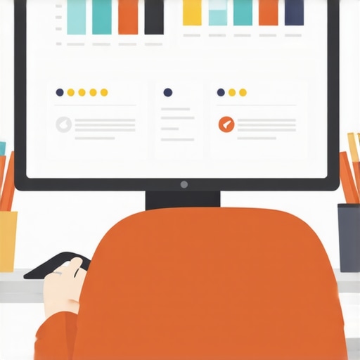 Person analyzing local SEO dashboards on a computer for Google Maps optimization