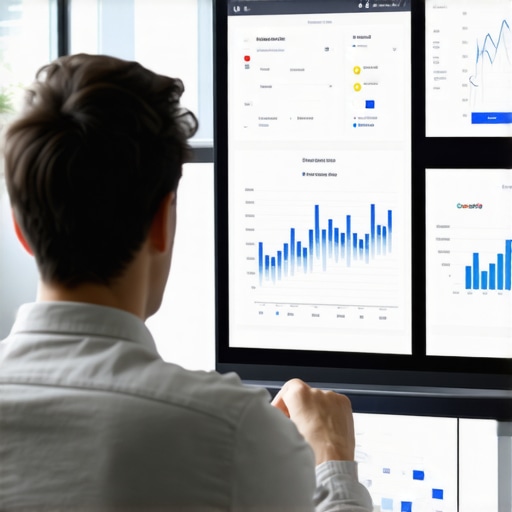 Person reviewing Google My Business analytics for local SEO improvements