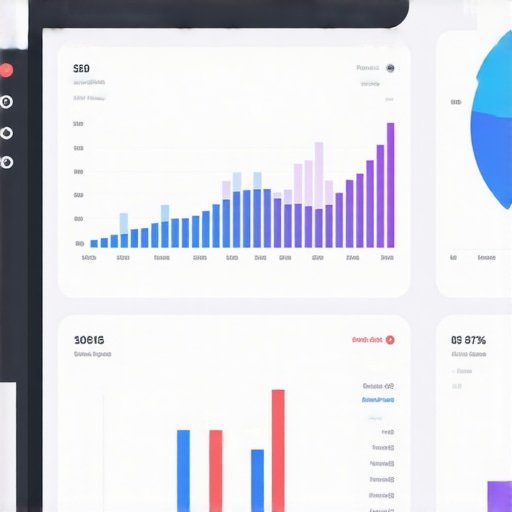 Screenshot of local SEO analytics dashboard displaying map rankings and citations