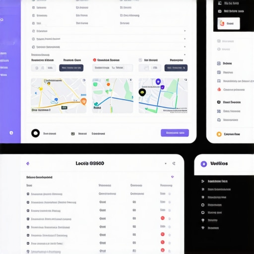 Screenshot of a local SEO tool analyzing map ranking signals.