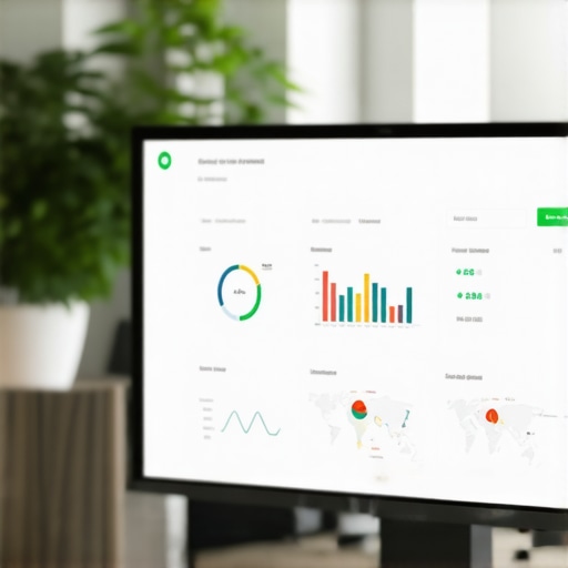 Person analyzing local SEO analytics on a computer