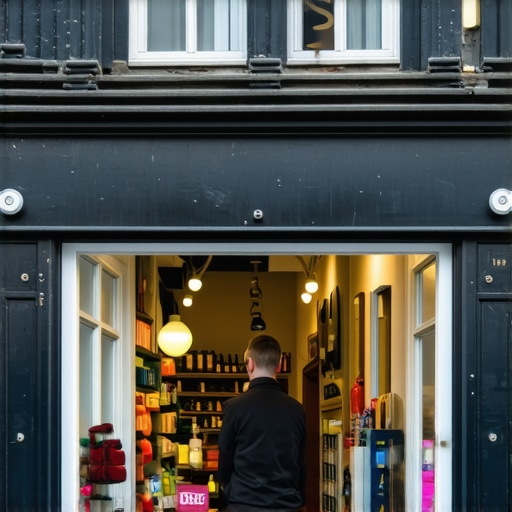A vibrant storefront with clear signage drawing in passersby and increasing offline engagement.