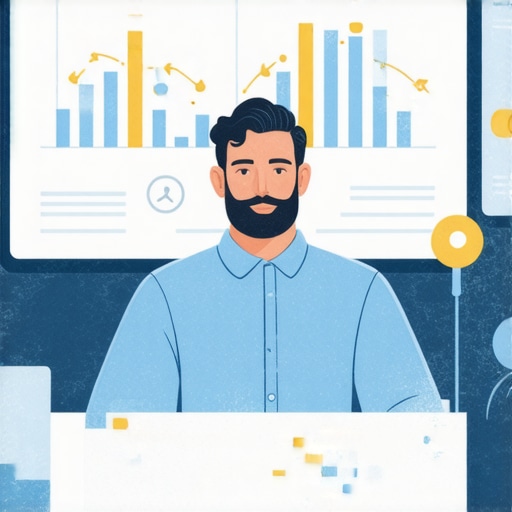 Business owner reviewing map signals and analytics for local SEO